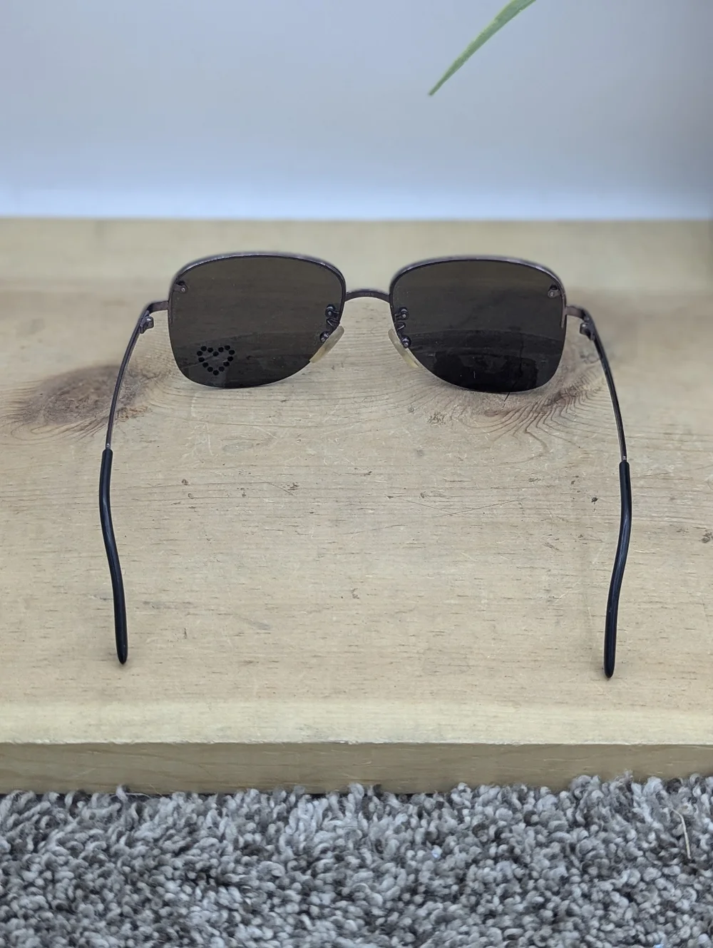 Chloe 19x Women's Sunglass/Eyeglass ***FRAMES ONLY*** Metal Rimmed